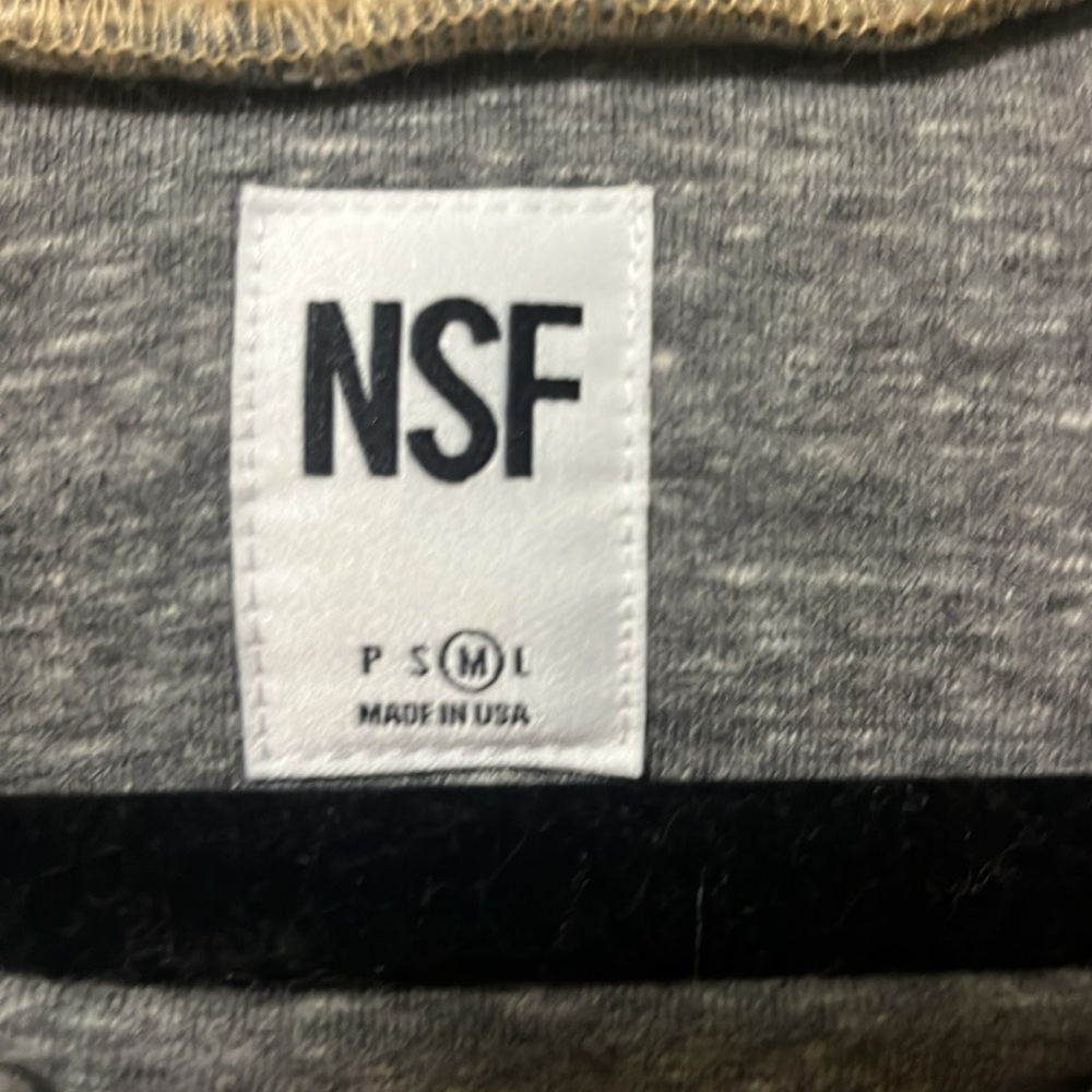 NSF Women’s Faux Fur Jacket - Tan and Gray - Picture 6 of 8